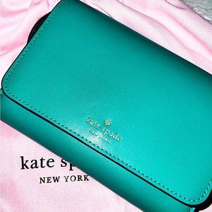 KATE SPADE FIG LEAF LEATHER MINI CROSSBODY BAG